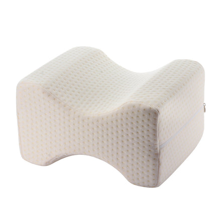Memory foam knee pillow for side sleepers