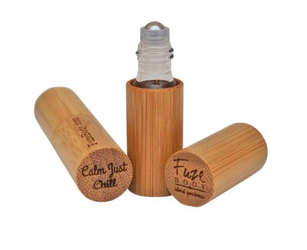 Mélange d'huiles essentielles en roll-on Bois apaisant