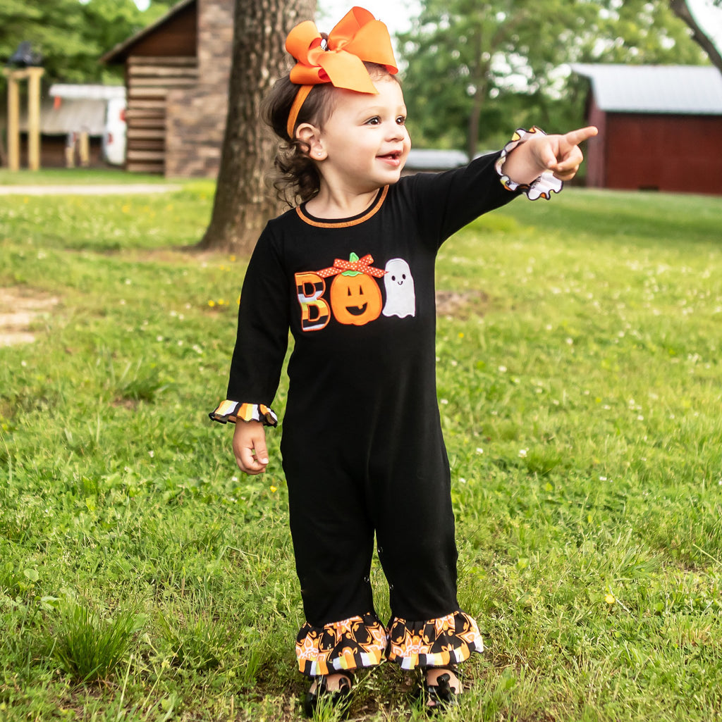 Baby Girls' Boo Halloween Outfit