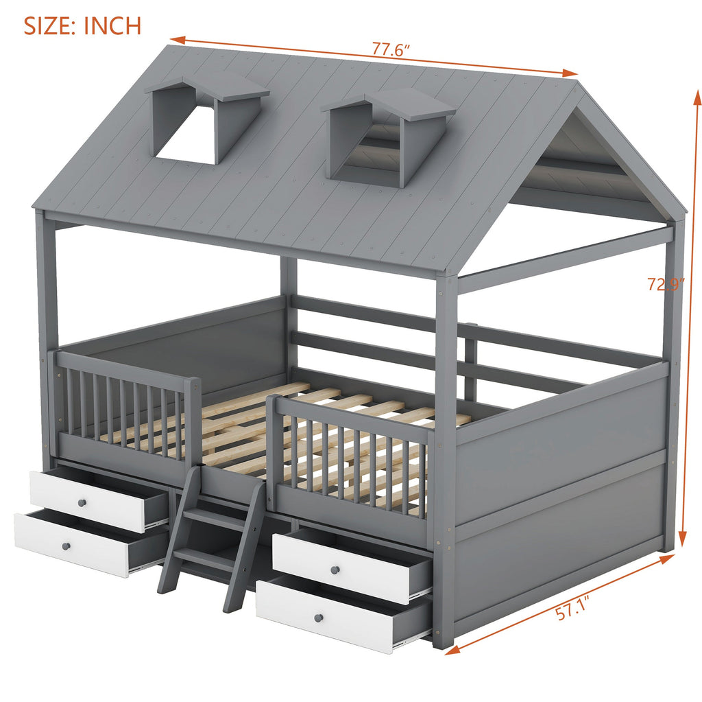 Bed Frame White Wood for bedroom and guest room furnishing