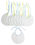 Baby Bib Set, 9-Pack Soft Infant Feeding Bibs