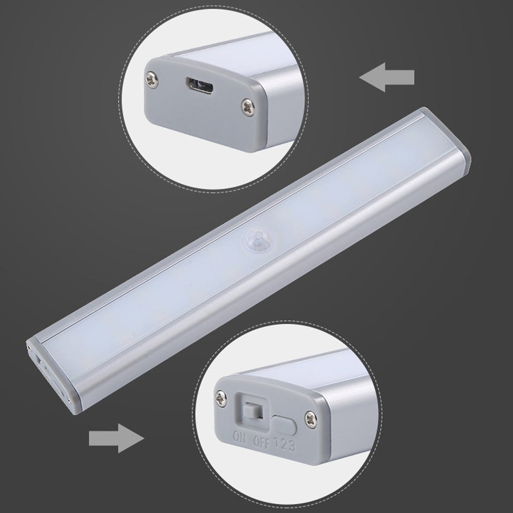 Motion-Sensor LED Lights, Rechargeable