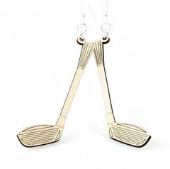 Golf Driver Club Earrings
