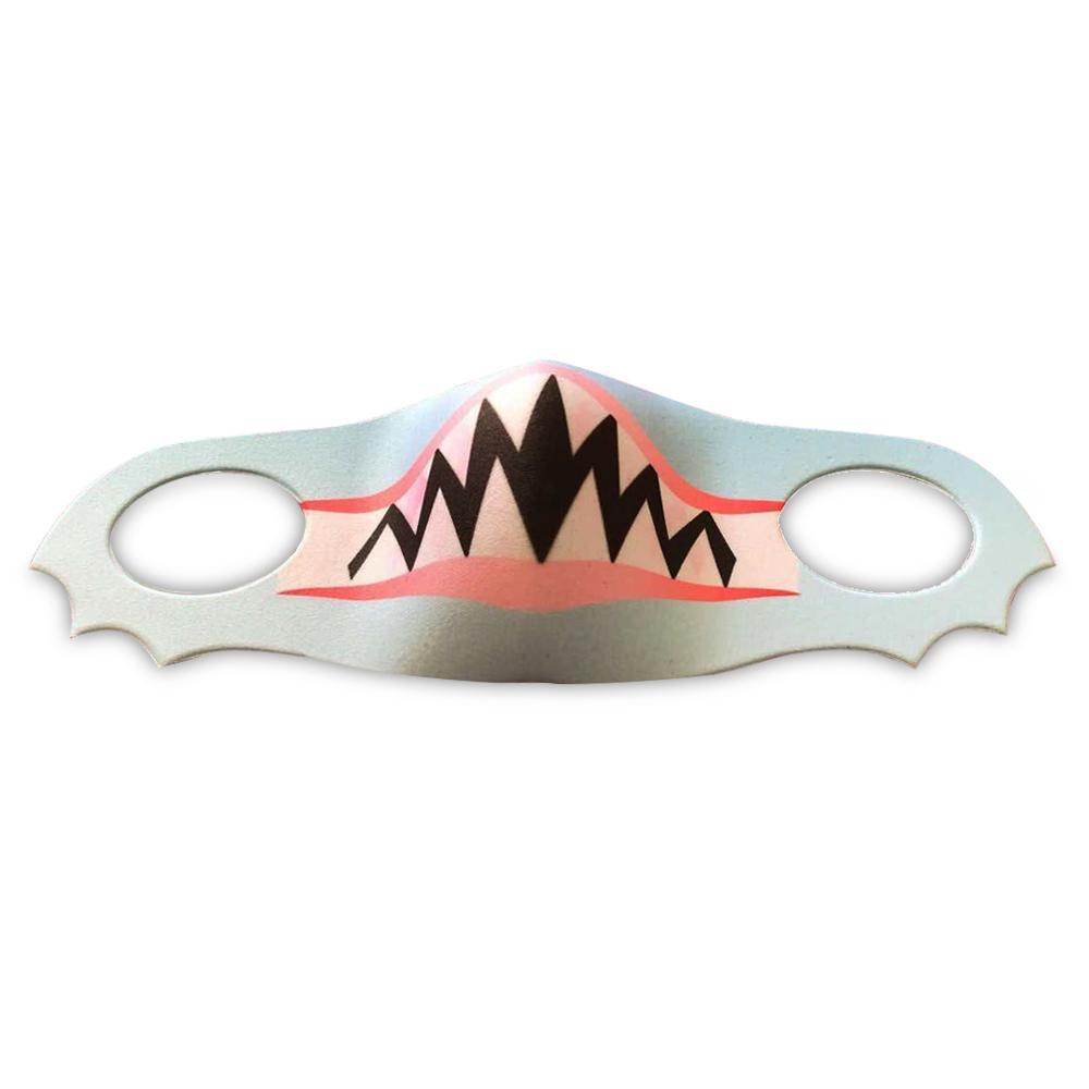 Kids Ninja Face Mask 4-Pack, Dragon Cat Dog Shark