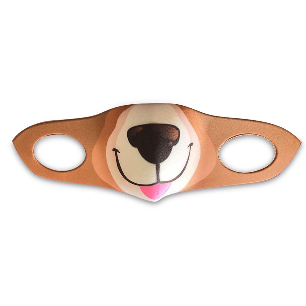 Kids Ninja Face Mask 4-Pack, Dragon Cat Dog Shark