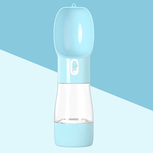 Bouteille portable pour eau et nourriture pour animaux de compagnie