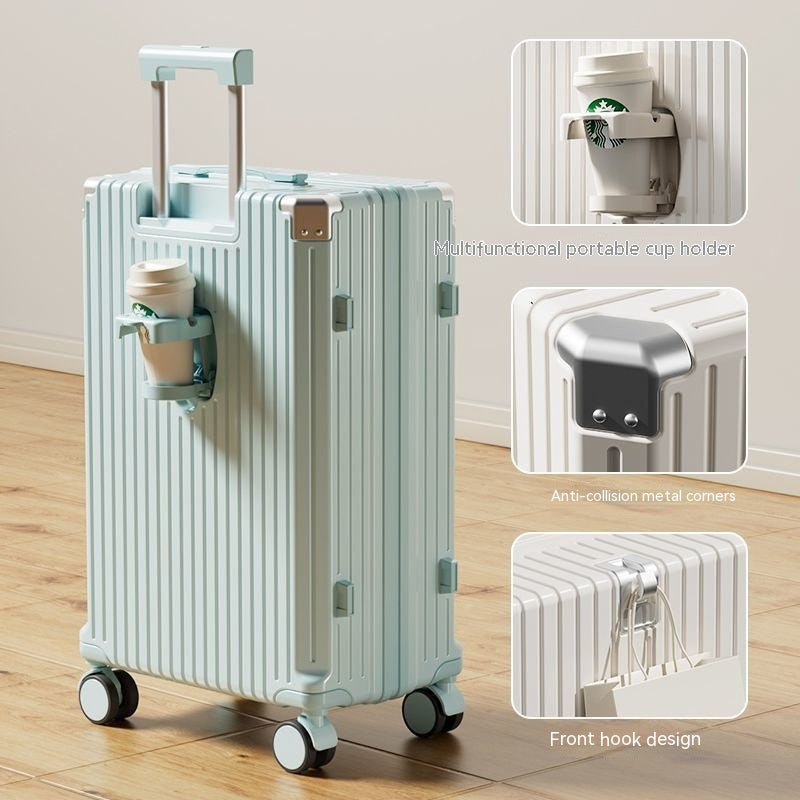 Hardside Trolley Suitcase with Combination Lock