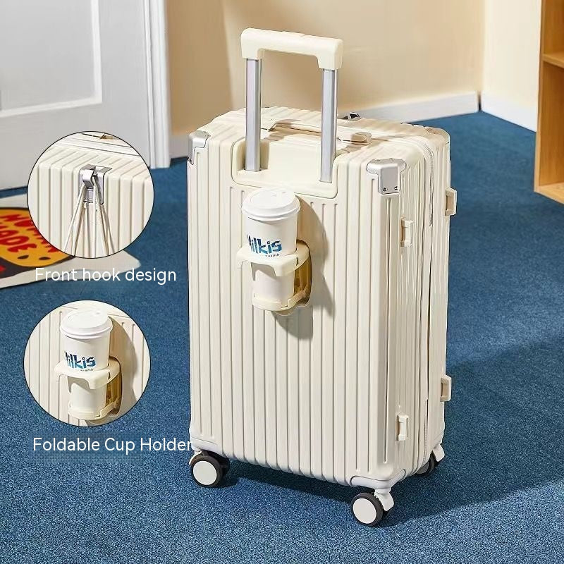 Hardside Trolley Suitcase with Combination Lock