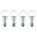 Smart LED Light Bulbs 4-Pack, Multicolor 800 Lumen WiFi