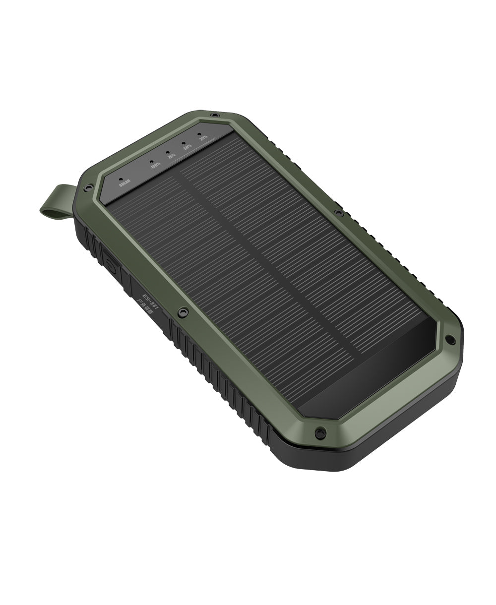 Sun Chaser Solar Wireless Charging Power Bank, 10,000 mAh