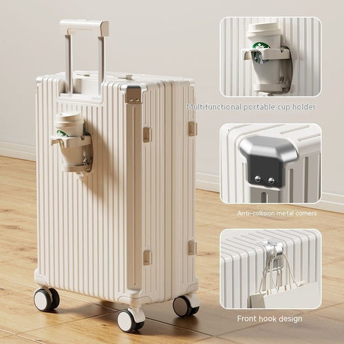 Valise Trolley Rigide avec Serrure à Combinaison