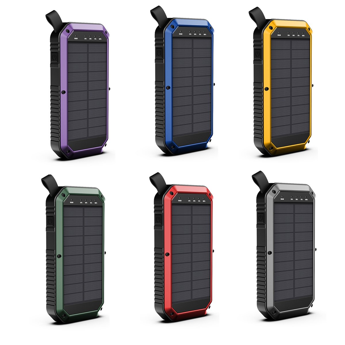 Sun Chaser Solar Wireless Charging Power Bank, 10,000 mAh