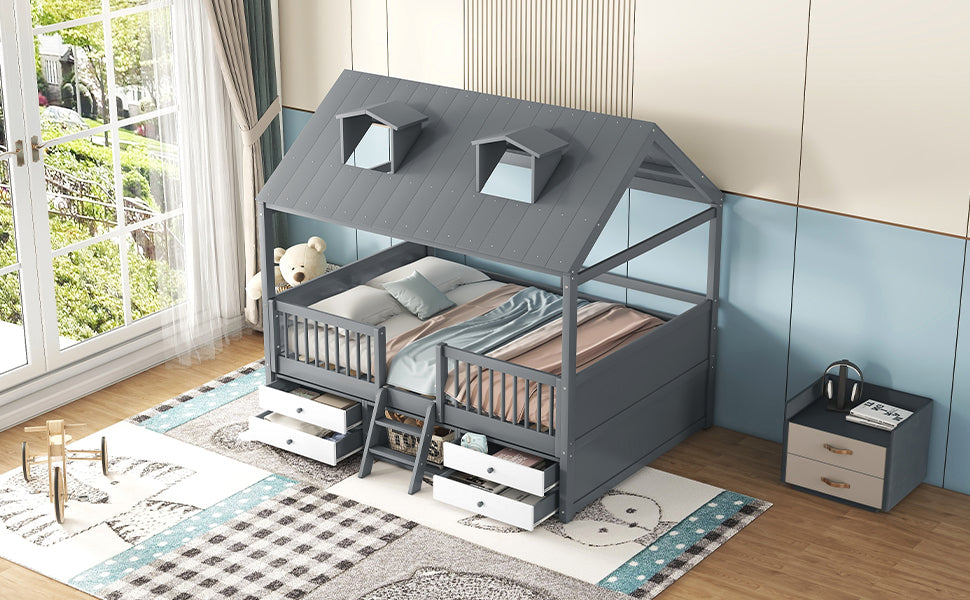 Bed Frame White Wood for bedroom and guest room furnishing