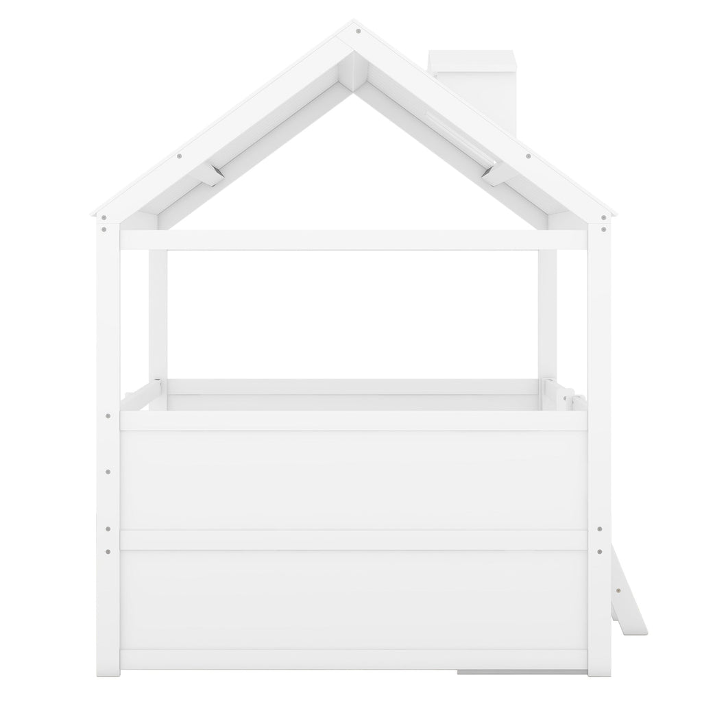 Bed Frame White Wood for bedroom and guest room furnishing