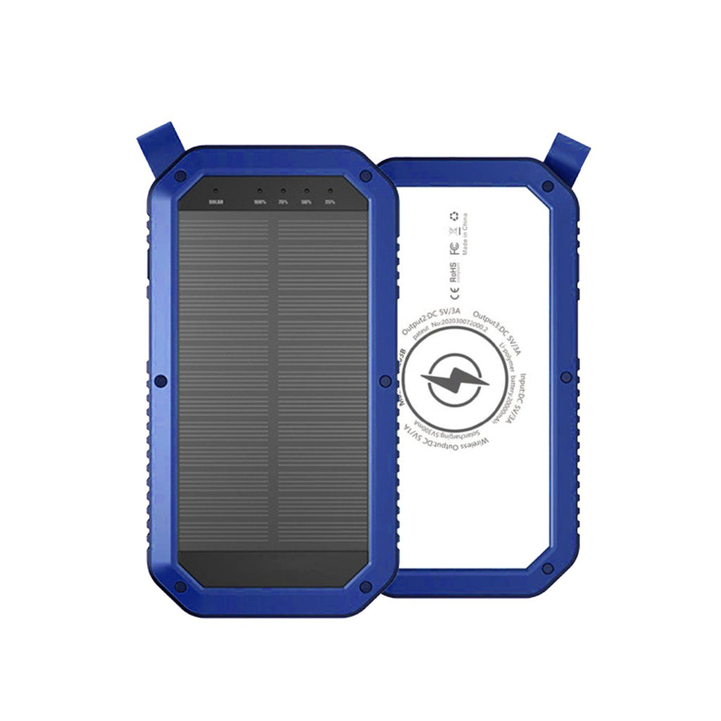 Sun Chaser Solar Wireless Charging Power Bank, 10,000 mAh