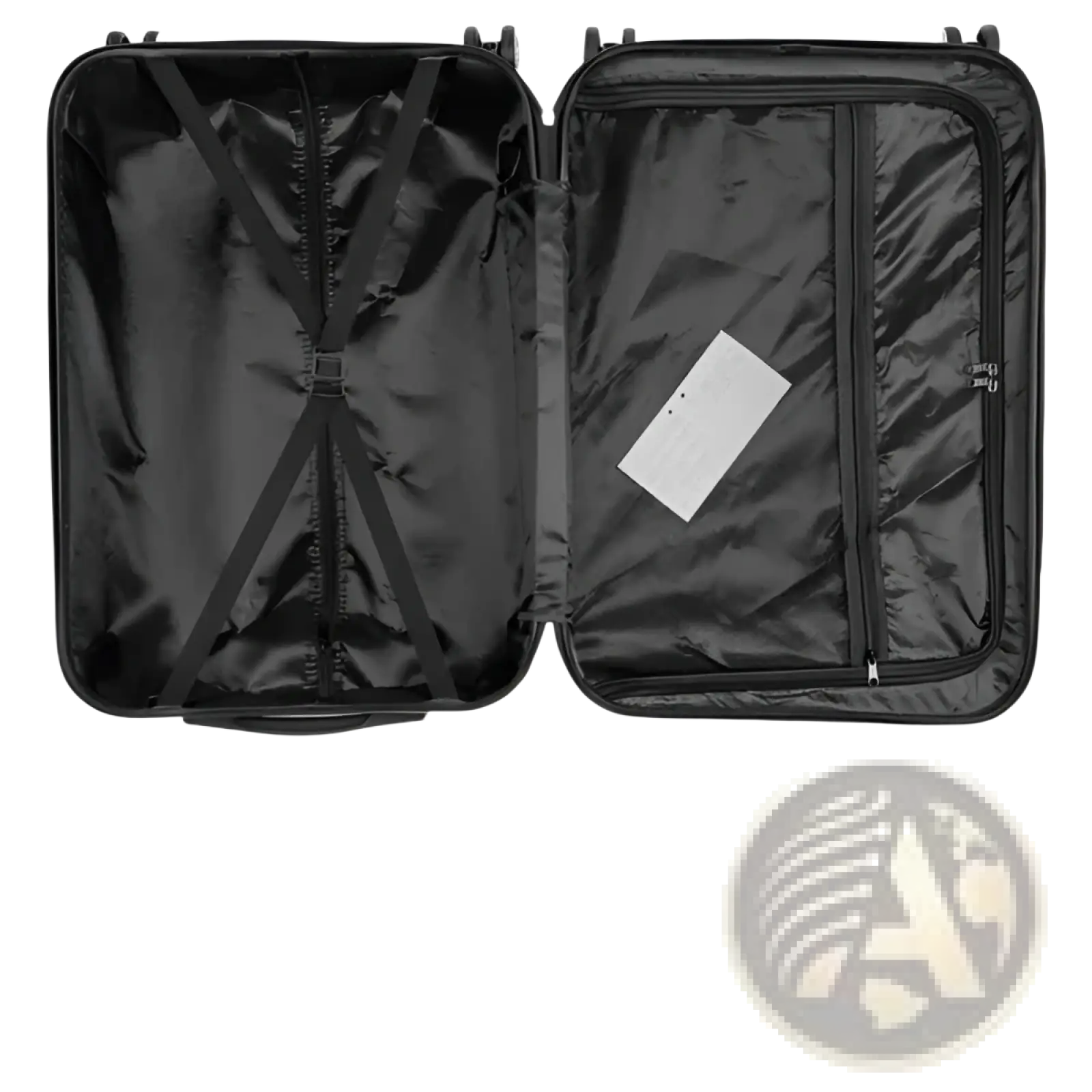 3-in-1 Dark Gray Hard Shell Spinner Luggage Set