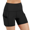 High-Waisted Athletic Shorts with Pockets