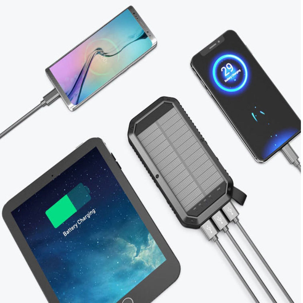 Sun Chaser Solar Wireless Charging Power Bank, 10,000 mAh