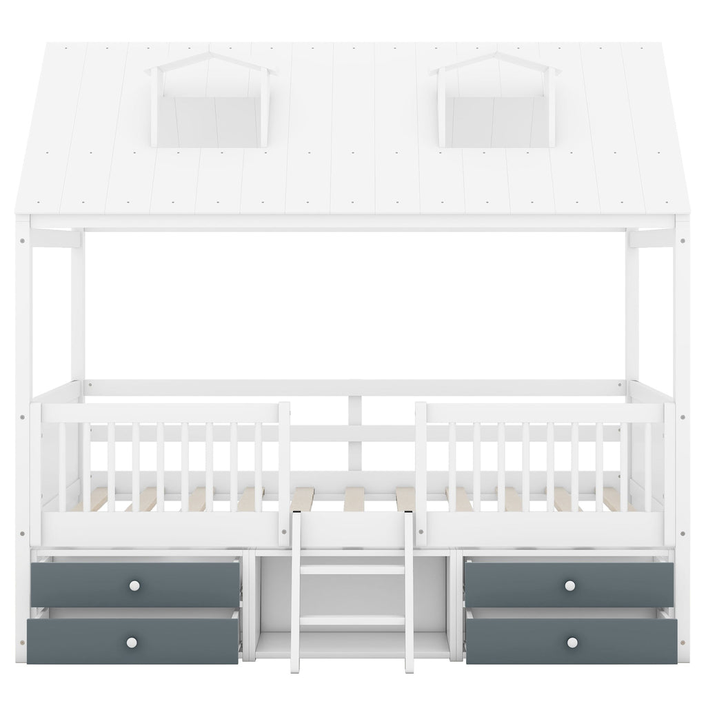 Bed Frame White Wood for bedroom and guest room furnishing