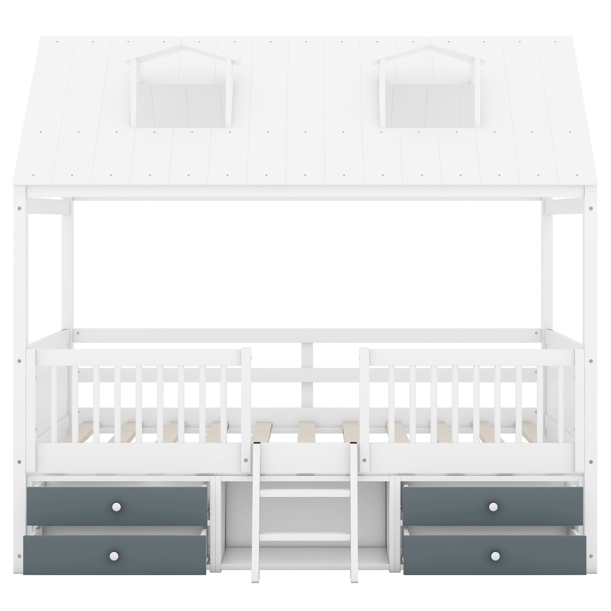 Bed Frame White Wood for bedroom and guest room furnishing