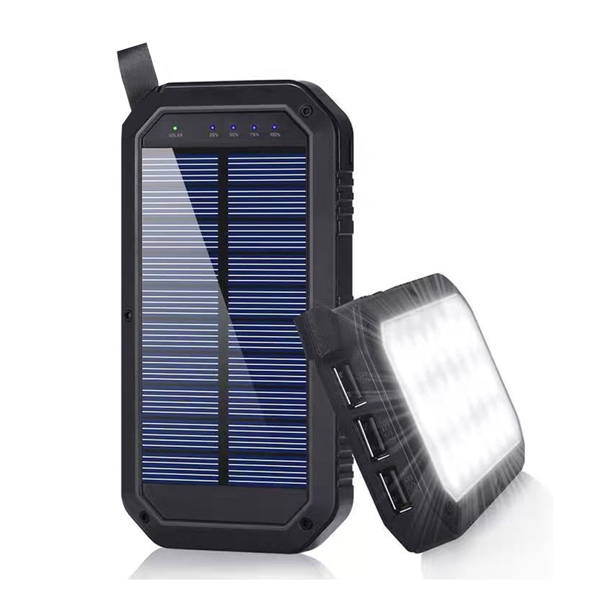 Sun Chaser Solar Wireless Charging Power Bank, 10,000 mAh