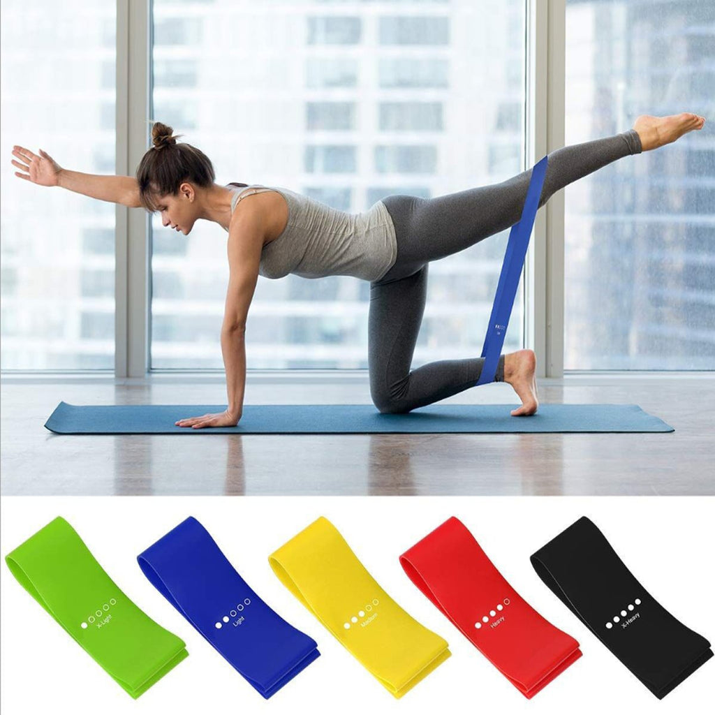 Resistance Exercise Bands, Set of 5