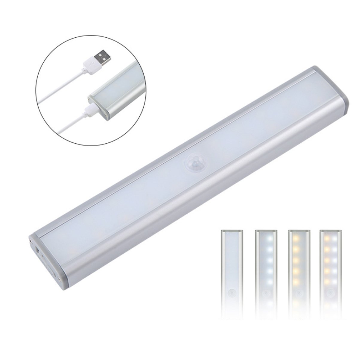 Motion-Sensor LED Lights, Rechargeable