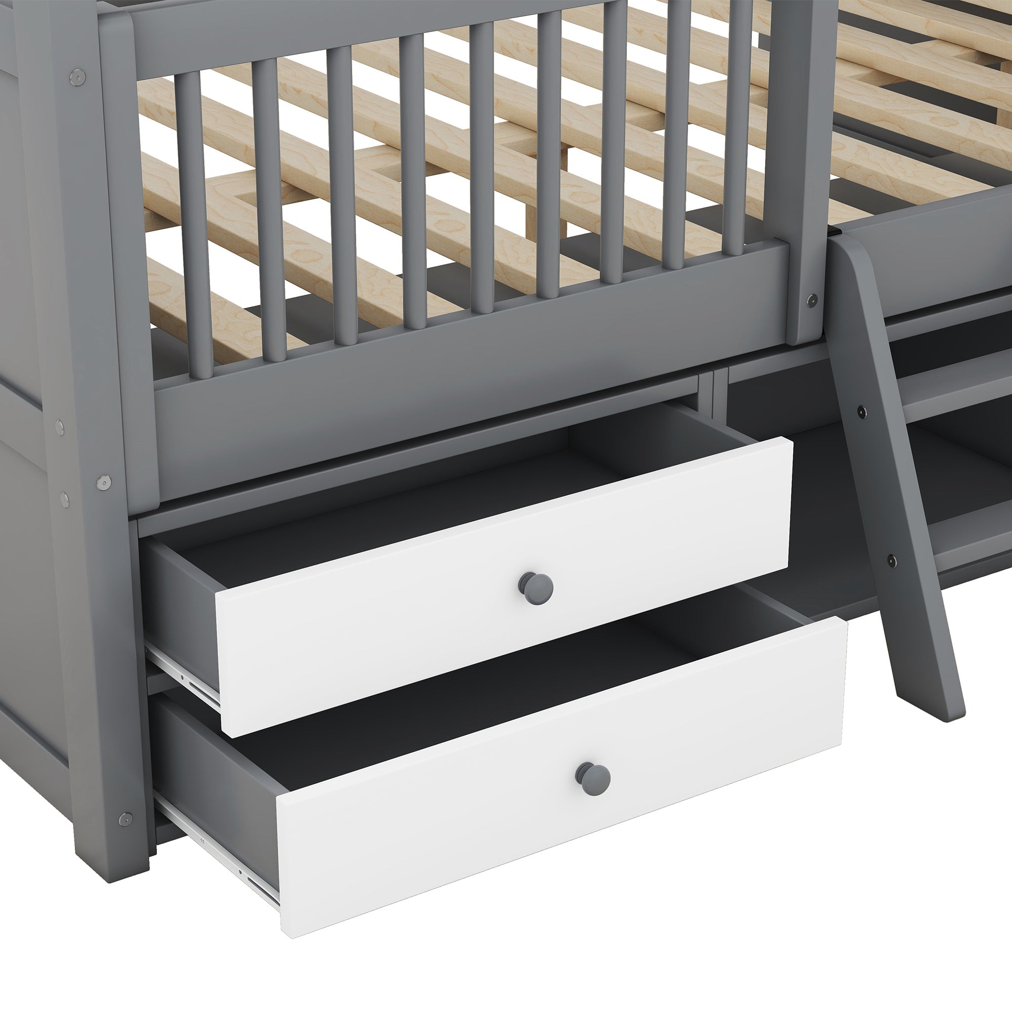 Bed Frame White Wood for bedroom and guest room furnishing