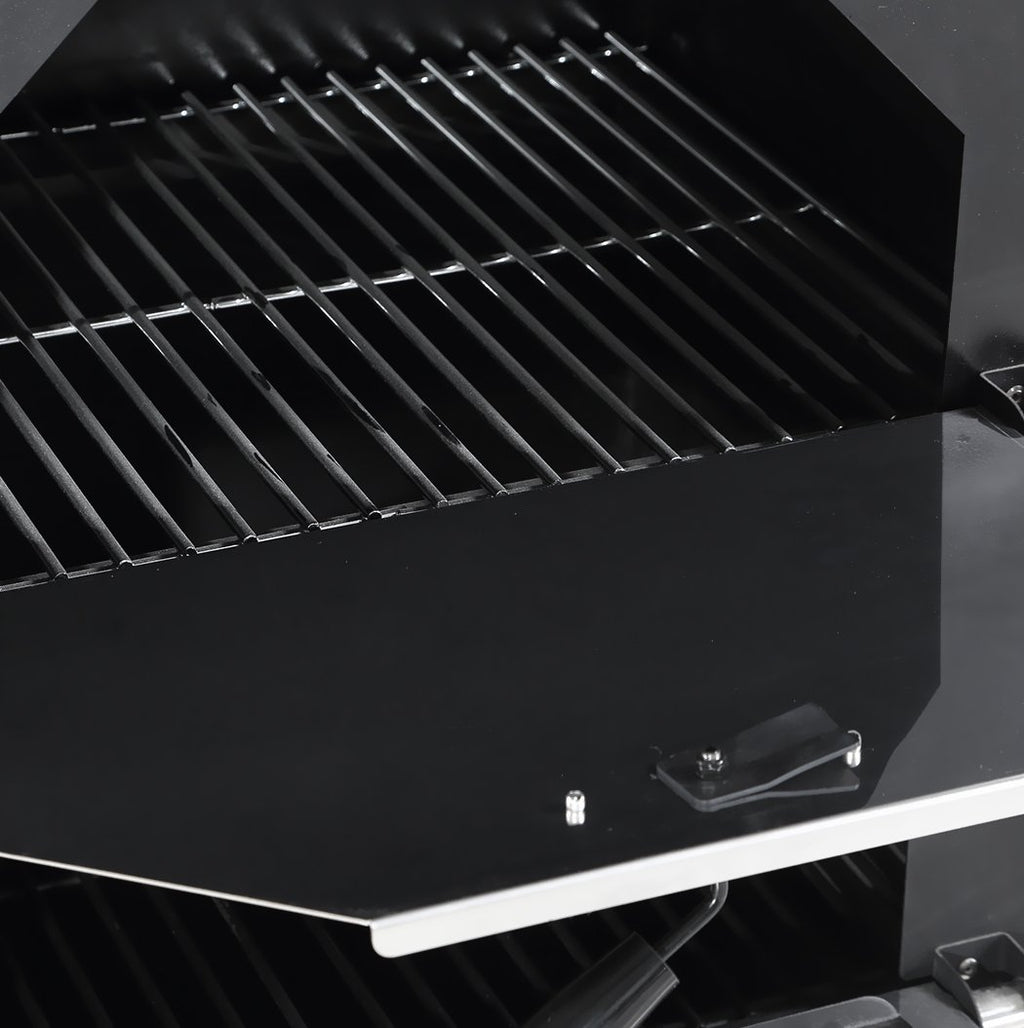 3-in-1 Charcoal BBQ Grill, Pizza Oven and Smoker