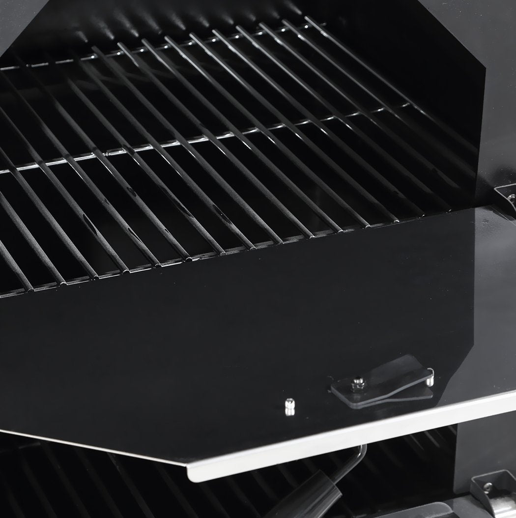 3-in-1 Charcoal BBQ Grill, Pizza Oven and Smoker
