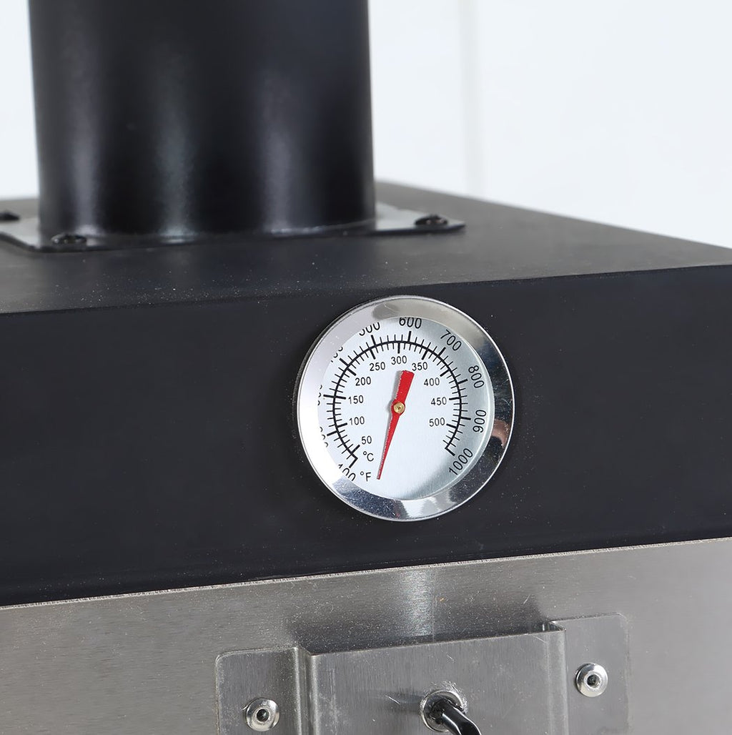 3-in-1 Charcoal BBQ Grill, Pizza Oven and Smoker