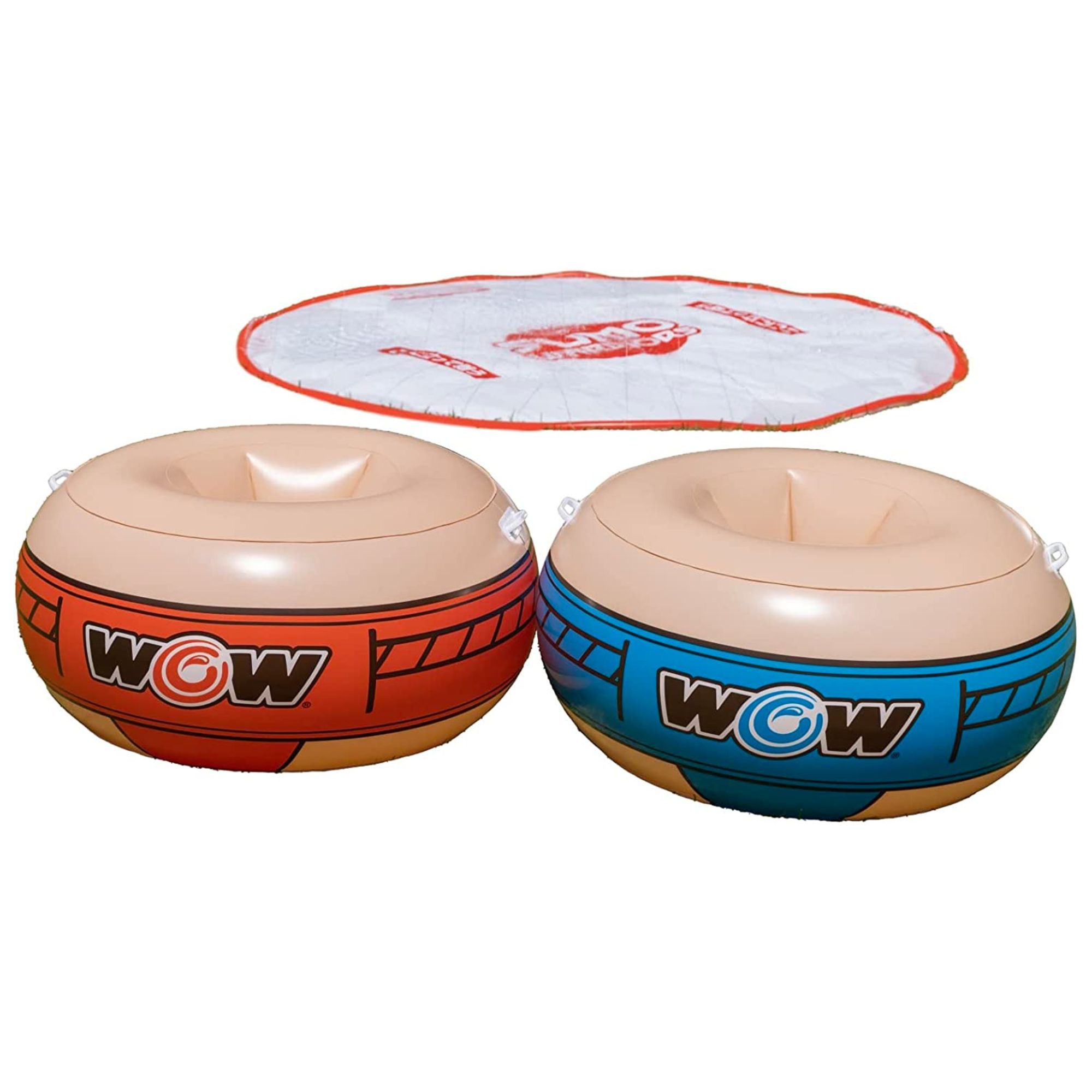 WOW Watersports 10ft Sumo Wrestling Spray Pad with 2 Sumo