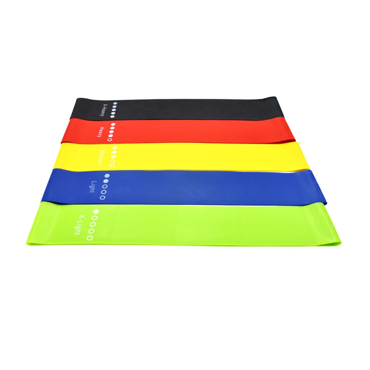 Resistance Exercise Bands, Set of 5