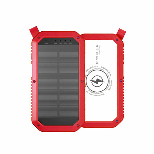 Sun Chaser Solar Wireless Charging Power Bank, 10,000 mAh