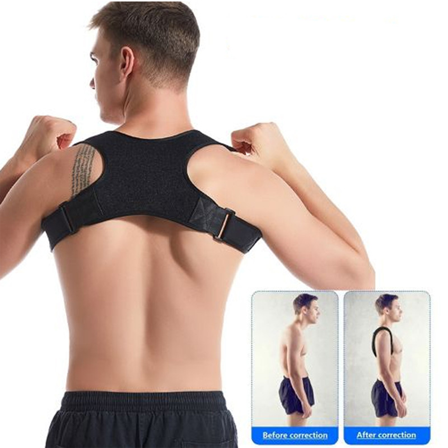 Adjustable Posture Corrector – Shoulder Support Brace