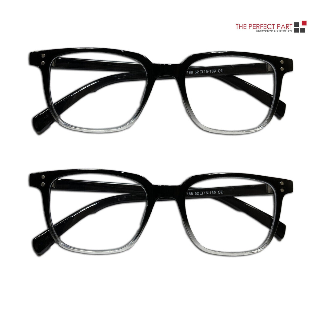 Blue Light Blocking Reading Glasses – 2-Pack Unisex