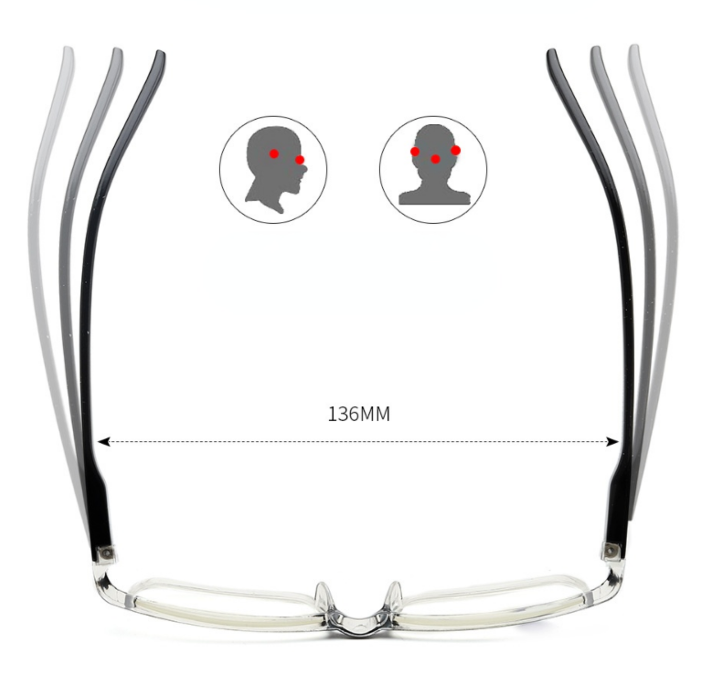 4-Pack Blue Light Reading Glasses
