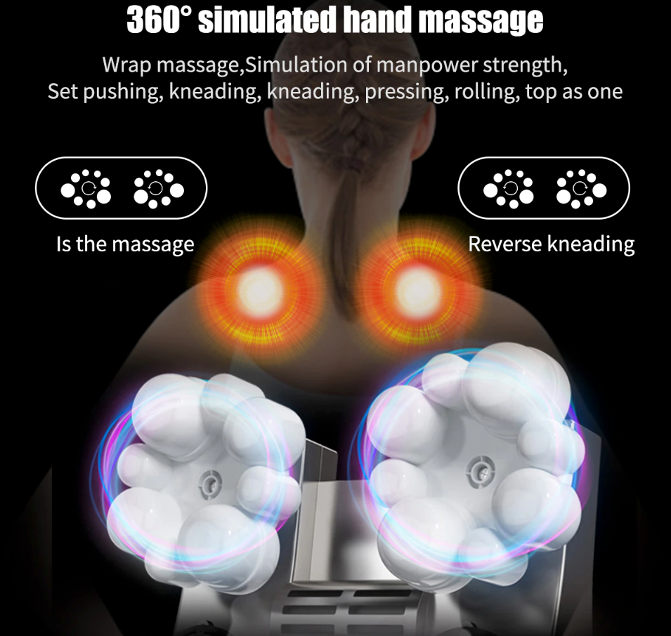 Shiatsu Back, Neck & Shoulder Massager with Heat