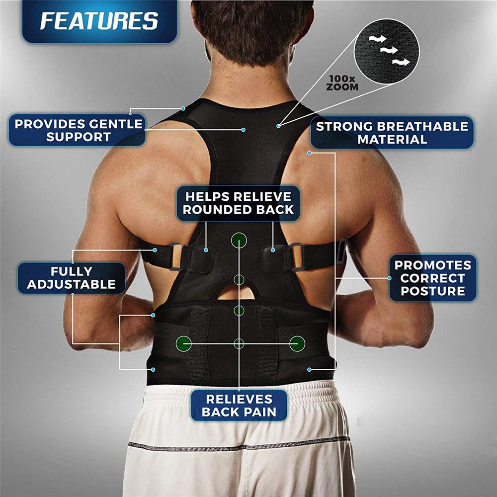 Magnetic Posture Corrector Back Brace