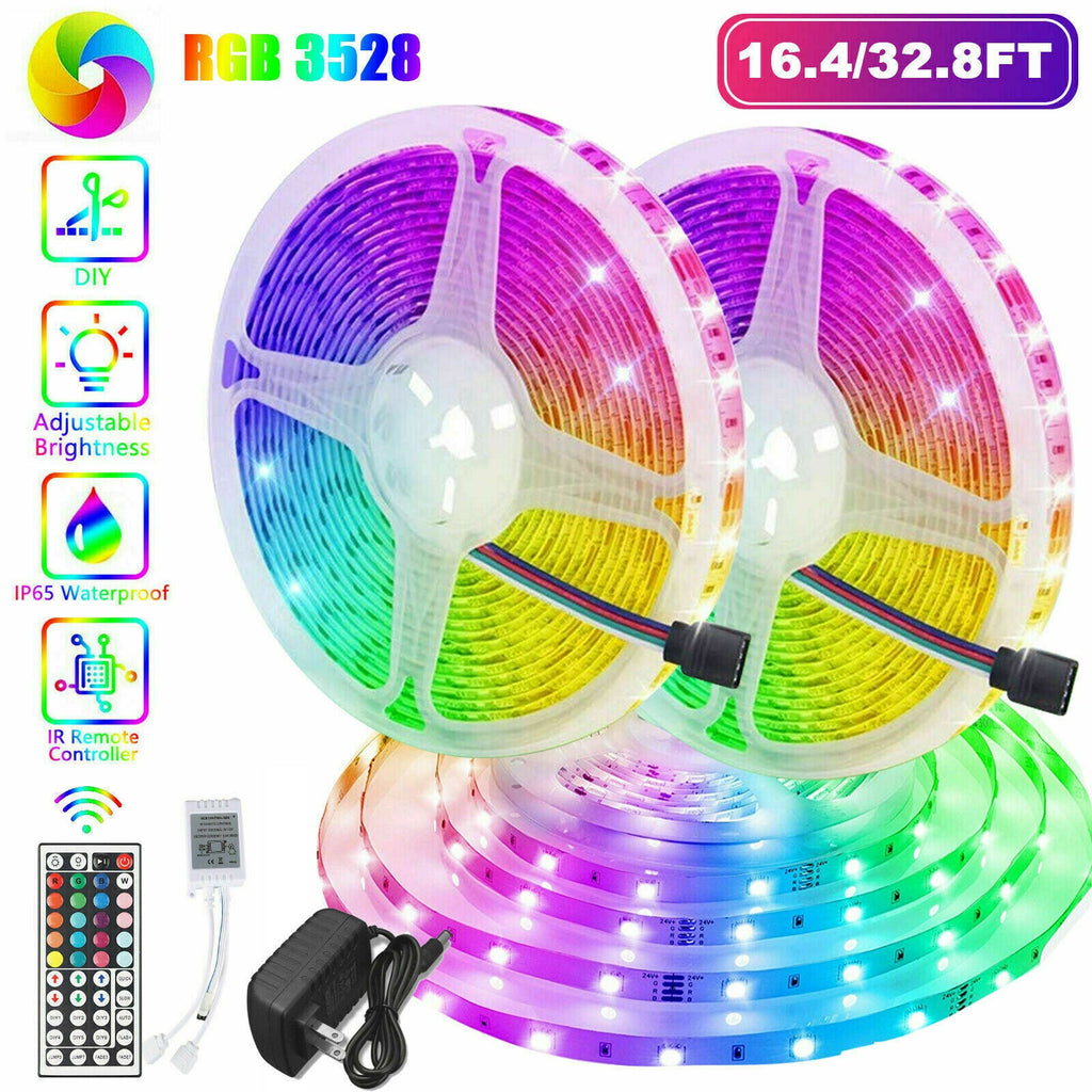 32FT RGB LED Strip Lights with Remote
