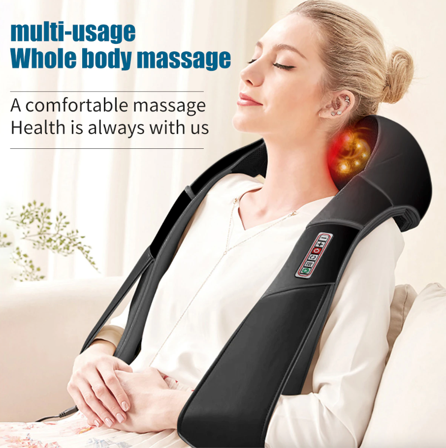 Shiatsu Back, Neck & Shoulder Massager with Heat