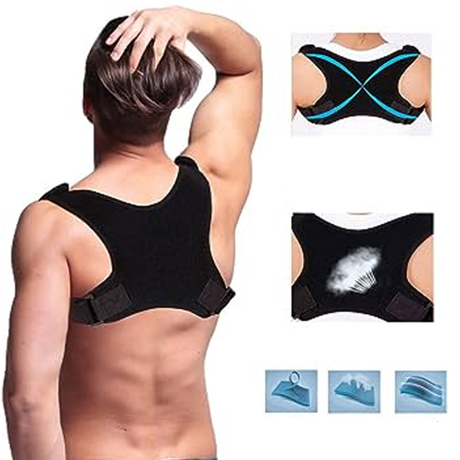 Adjustable Posture Corrector – Shoulder Support Brace