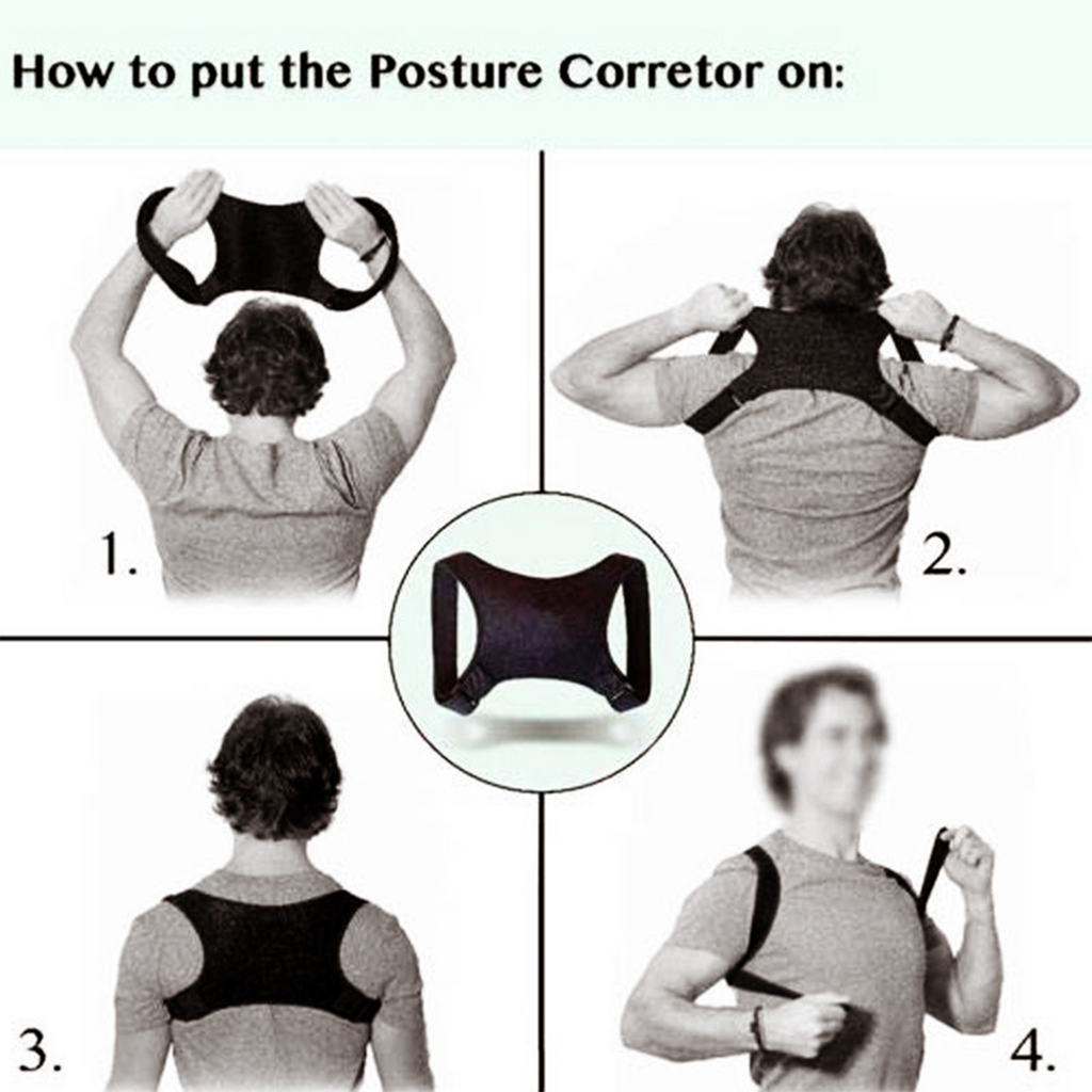 Adjustable Posture Corrector – Shoulder Support Brace