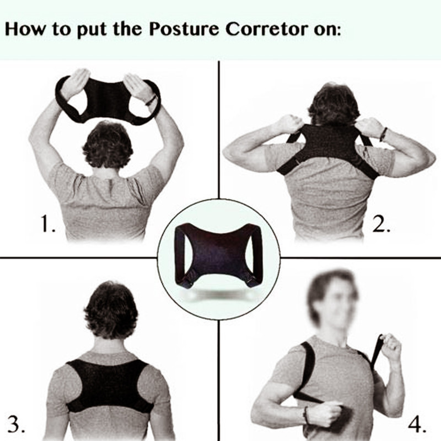 Adjustable Posture Corrector – Shoulder Support Brace