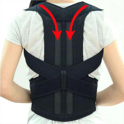Correcteur de Posture Réglable Ceinture de Maintien Lombaire et Épaules pour