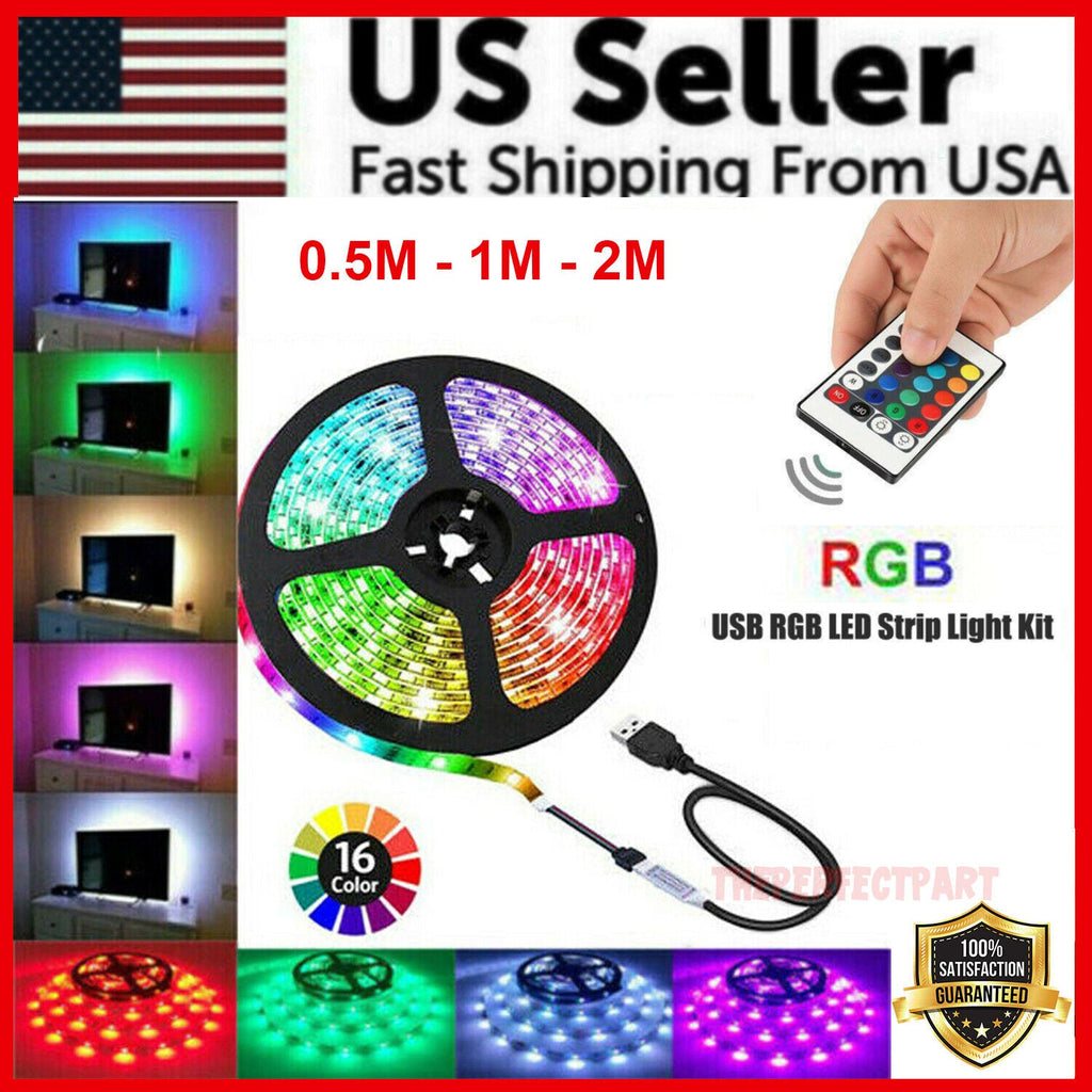 USB LED TV Backlight Strip, RGB Color-Changing