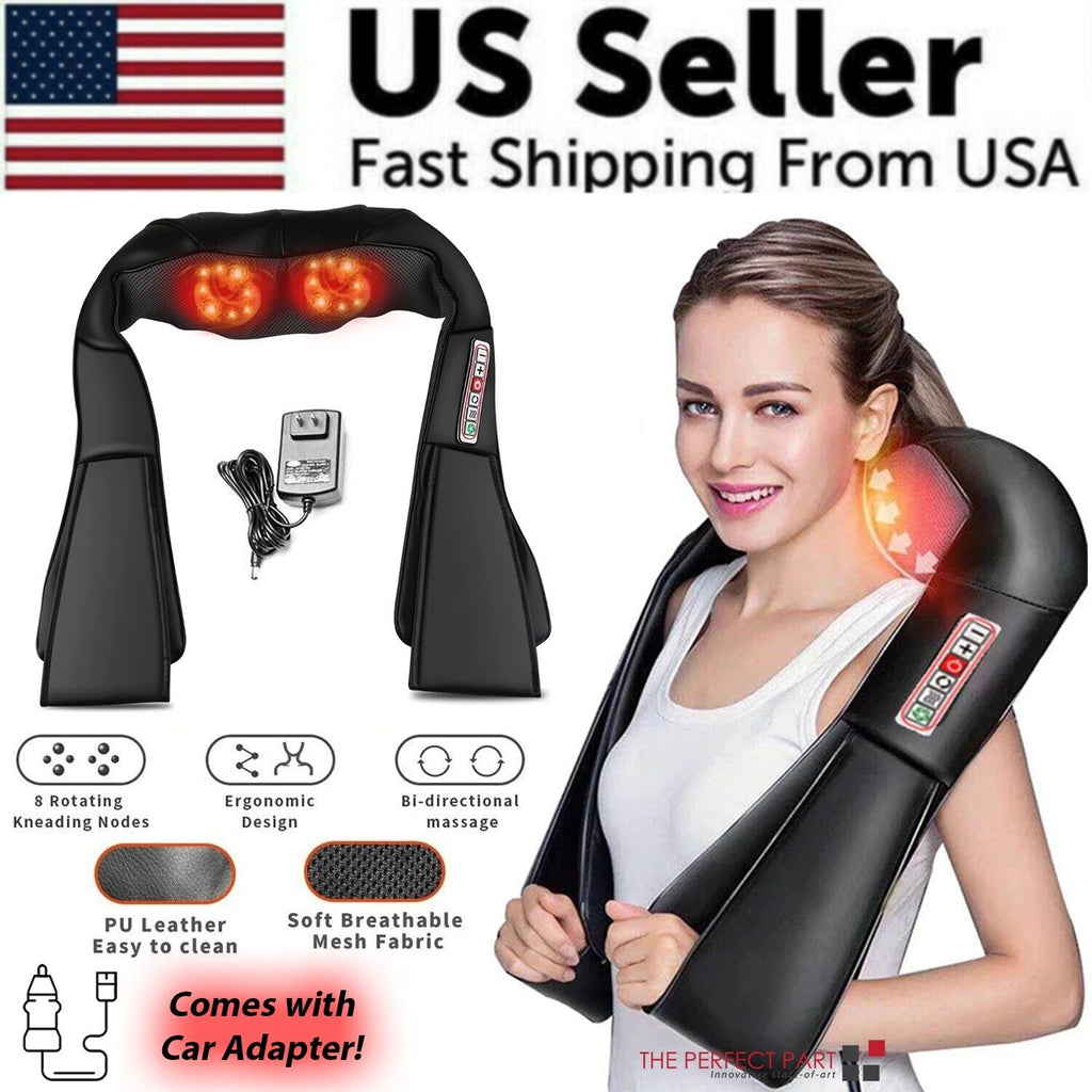 Shiatsu Back, Neck & Shoulder Massager with Heat