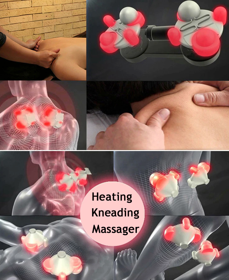 Shiatsu Back, Neck & Shoulder Massager with Heat