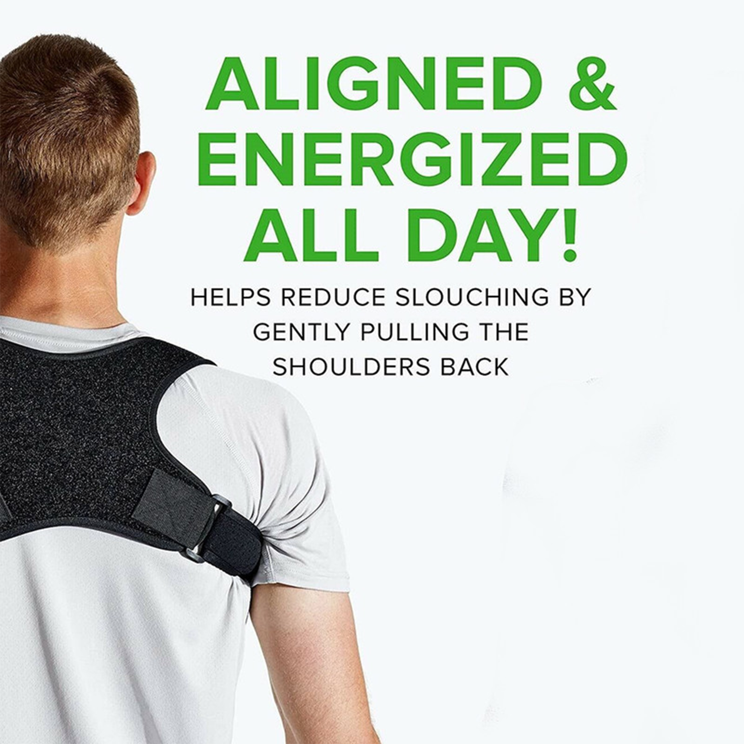 Adjustable Posture Corrector – Shoulder Support Brace