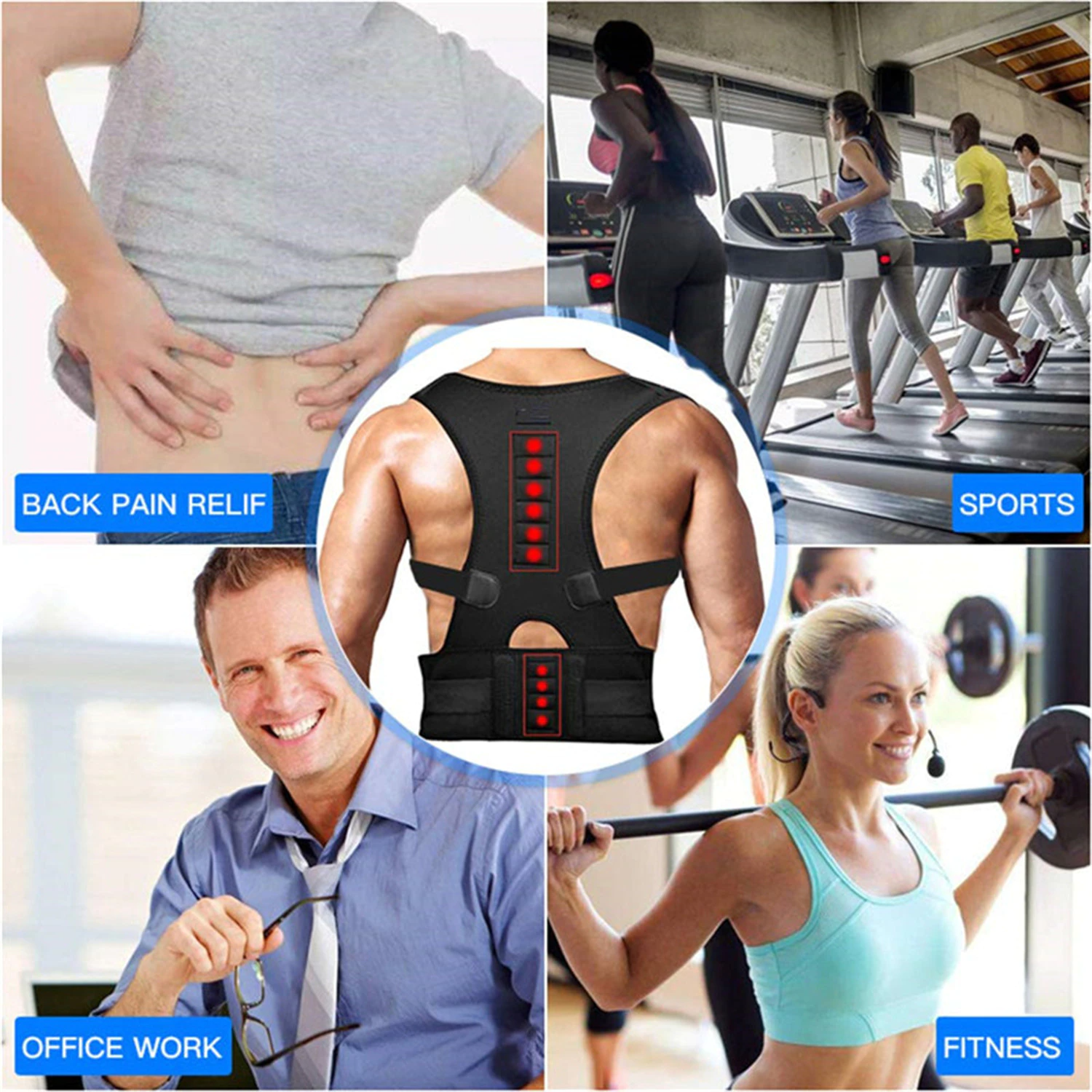 Magnetic Posture Corrector Back Brace